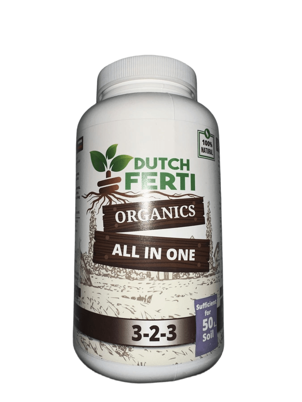 DUTCH FERTI ALL IN ONE ORGANICS 390g - Органско ѓубриво за раст и цвет
