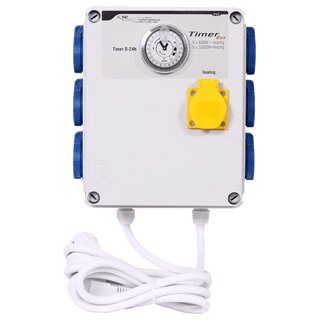 Timer Box II 6x600W (Grässlin Timer) + Heating