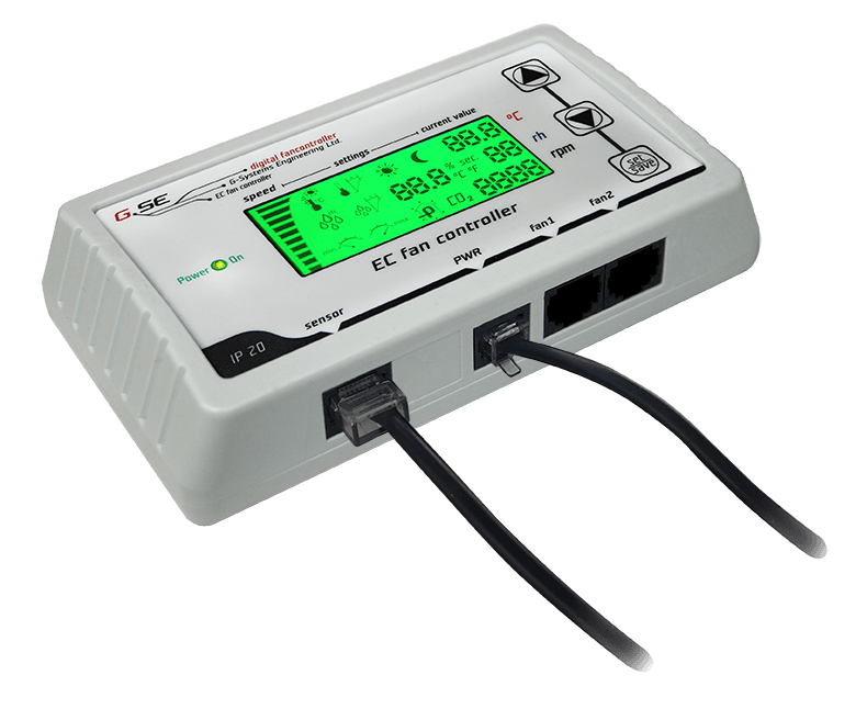 EC LCD fan controller (2fan) RJ45